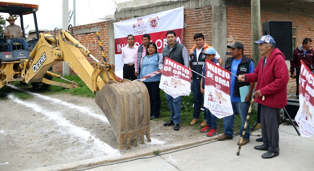 Carlos Morales invirtió más de 1 mdp en infraestructura en Huejotzingo
