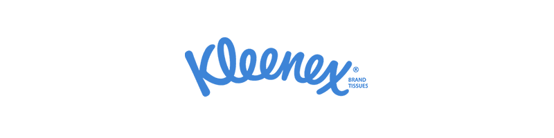 Hand Lettering Logo Design - Kleenex
