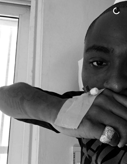 davido fainted concert