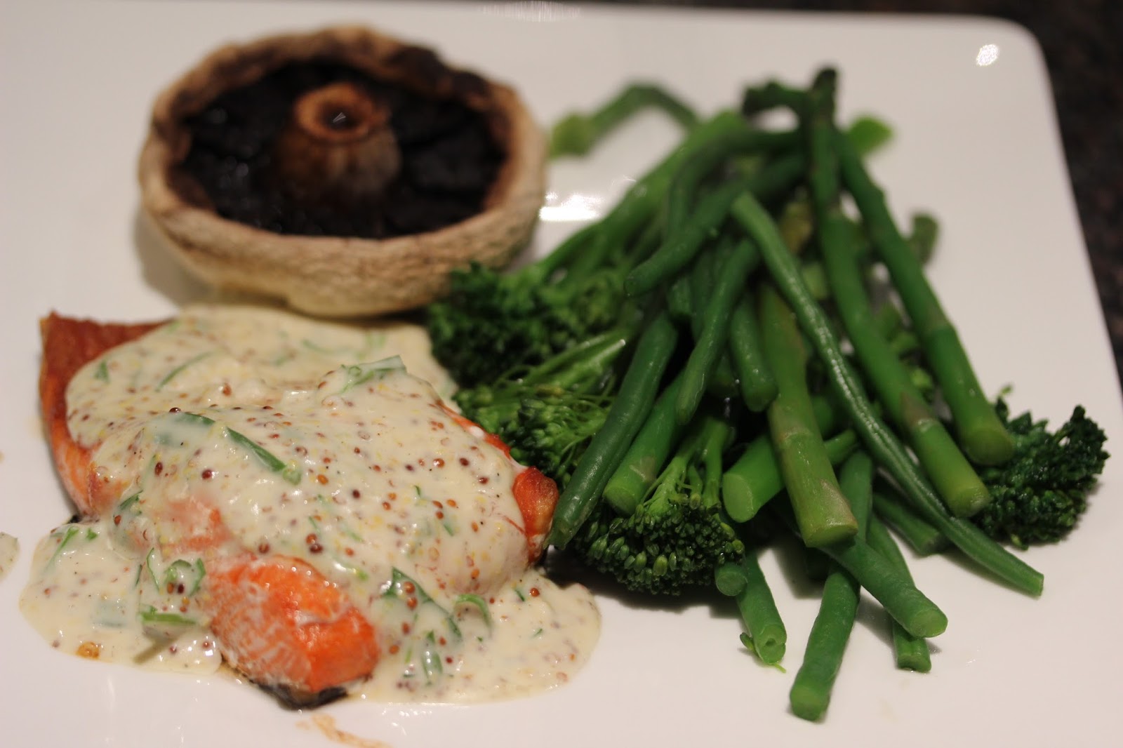 Judy Labi's Kitchen Grilled Alaskan Salmon with Tarragon Lemon Sauce