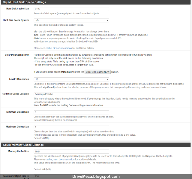 DriveMeca instalando y configurando pfSense Squid Transparent Proxy paso a paso