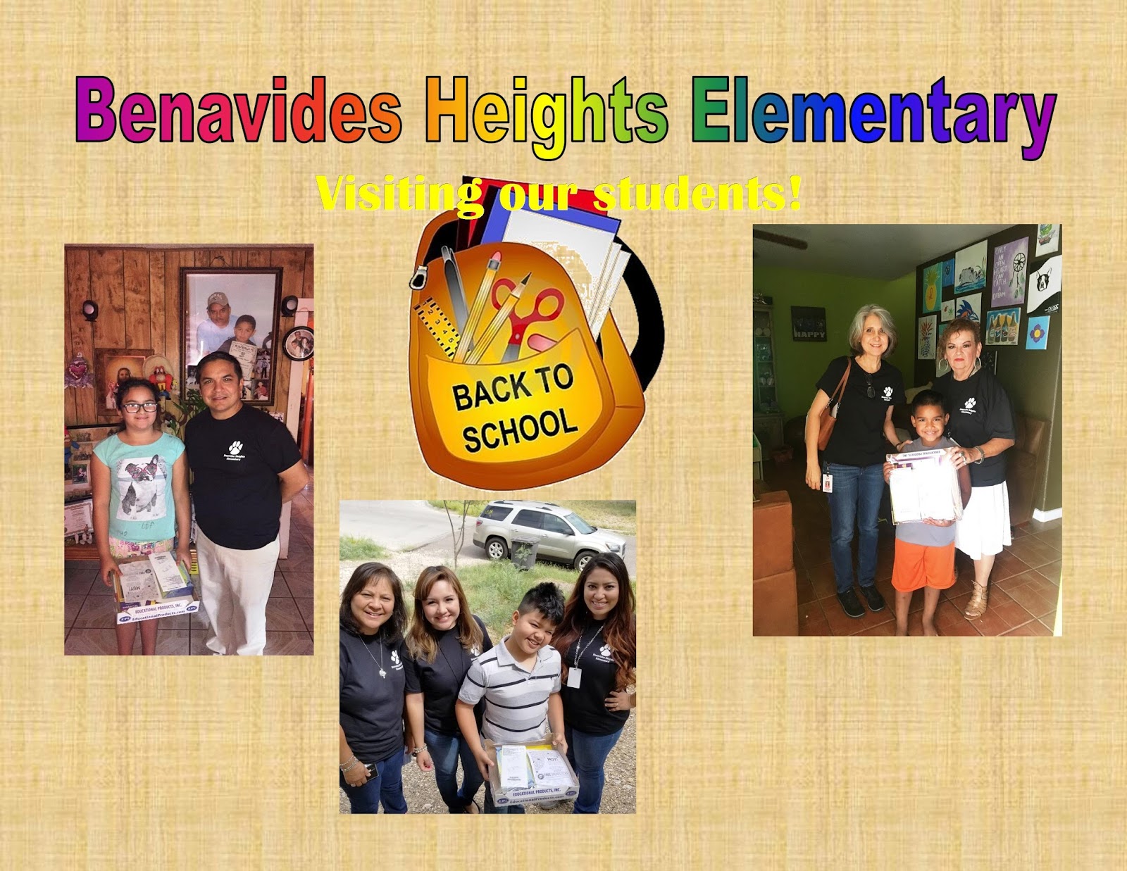 Eagle Pass ISD iVision Benavides Teachers Visit Students