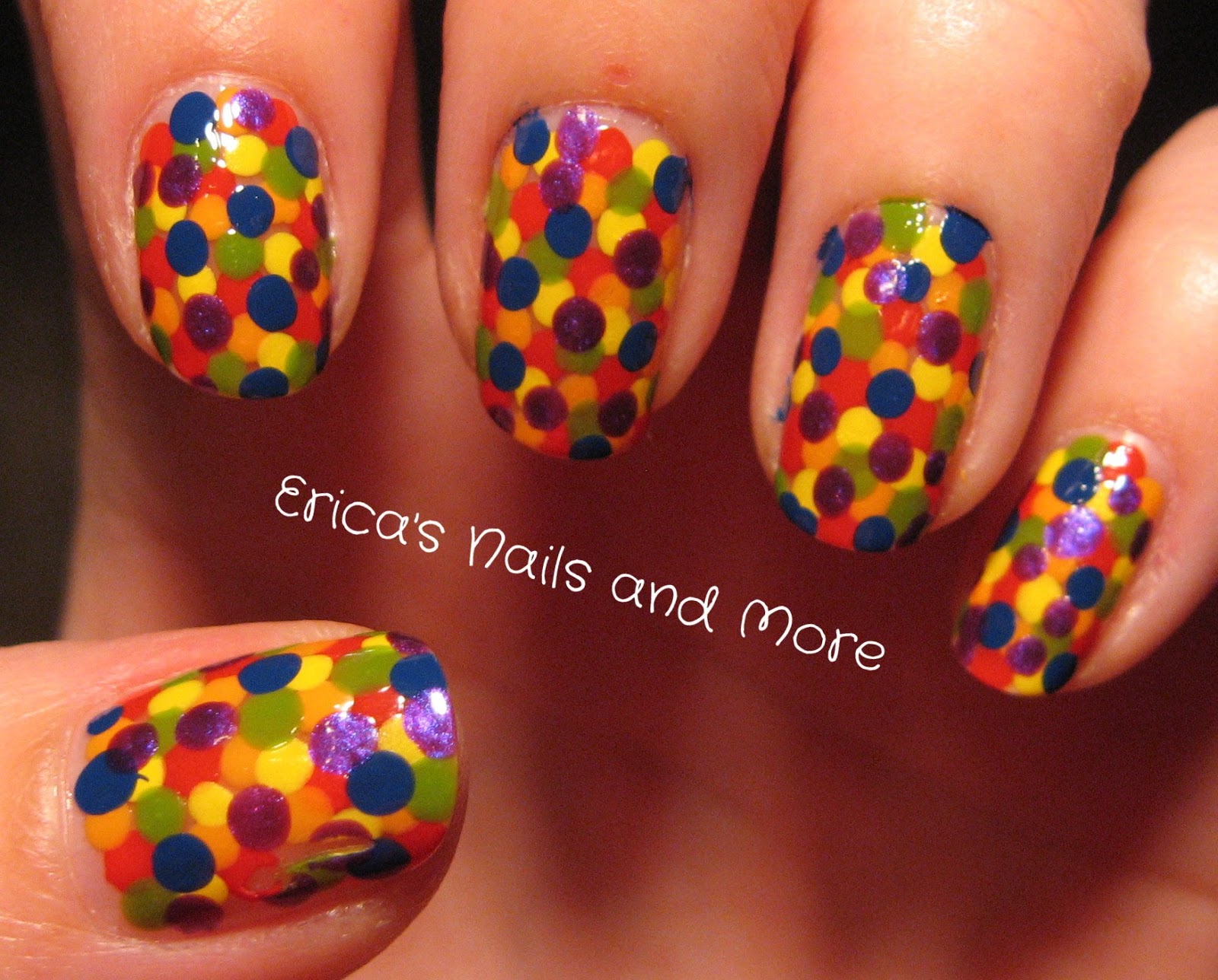 Erica's Nails and More: NOTD: Scratchboard Nails