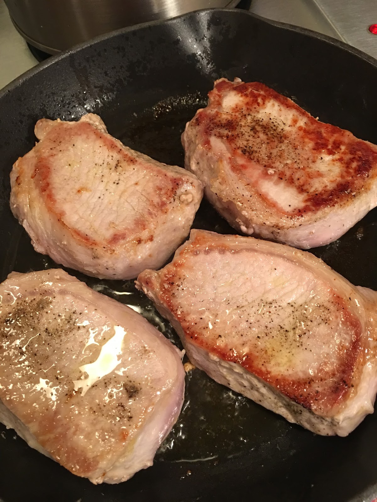 The Swedish Chef: Tomato Dijon Pork Chops with Capers