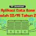 Aplikasi Data Base Sekolah SD/MI Tahun 2019 - Ruang Lingkup Guru