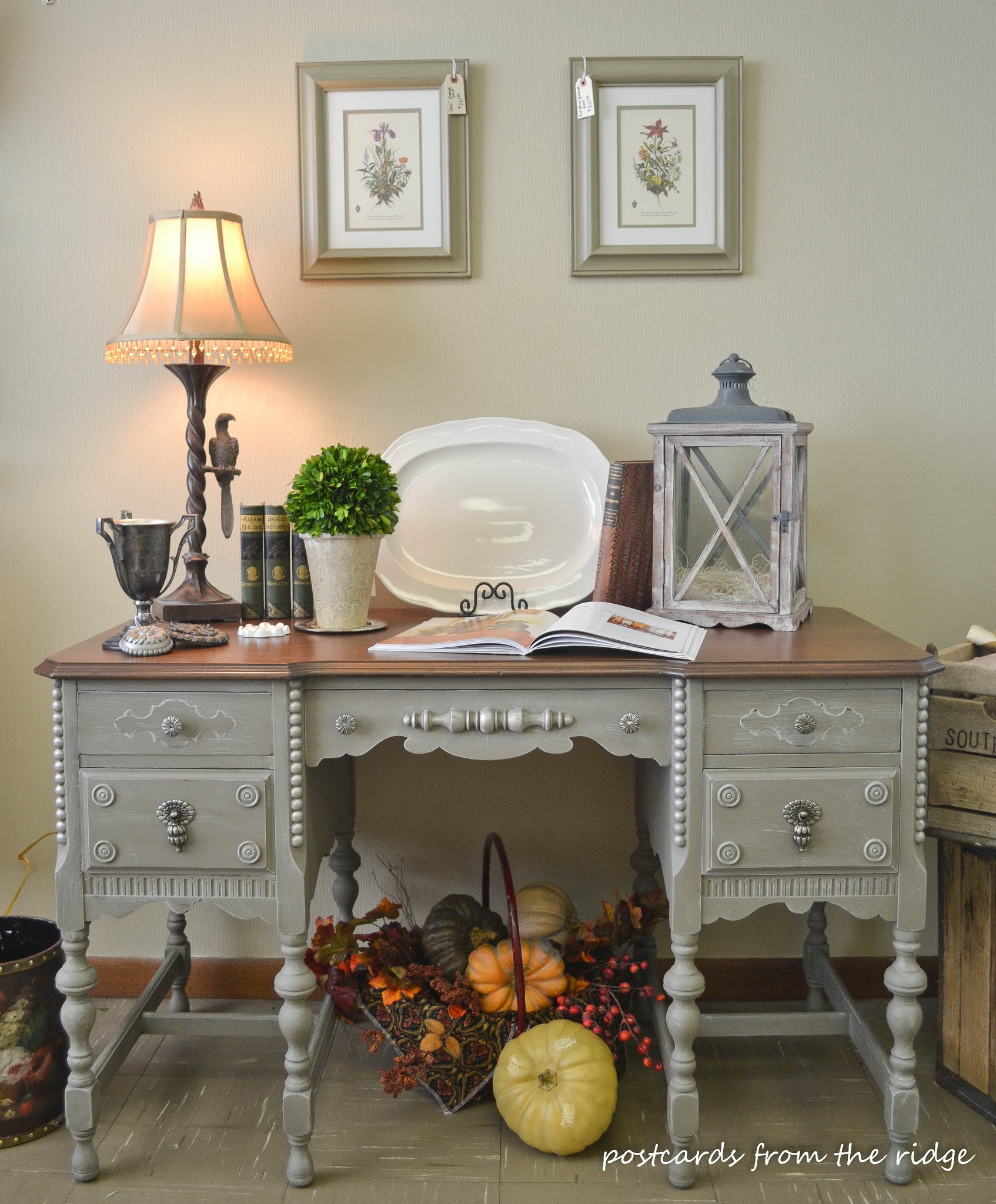 Postcards from the Ridge: How to refinish furniture tutorial with complete instructions.