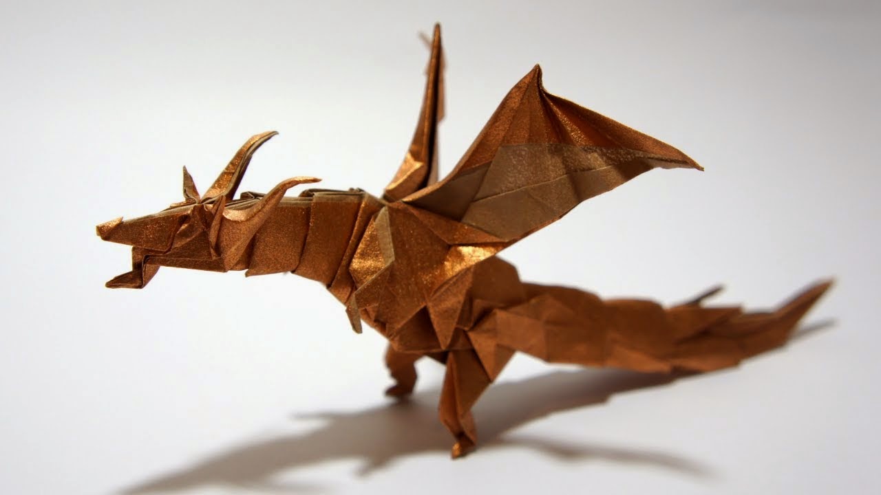 origami dragon easy but cool arts crafts ideas movement