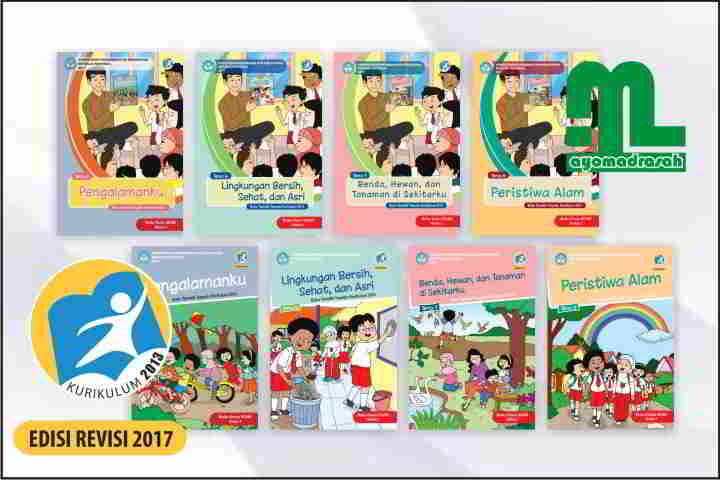 Download Buku K13 Revisi 2017 Kelas 1 Sd Mi Semester 2 Ayo Madrasah