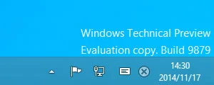 【Windows Technical Preview】ビルド9879 1
