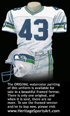 Seattle Seahawks 1990 uniform
