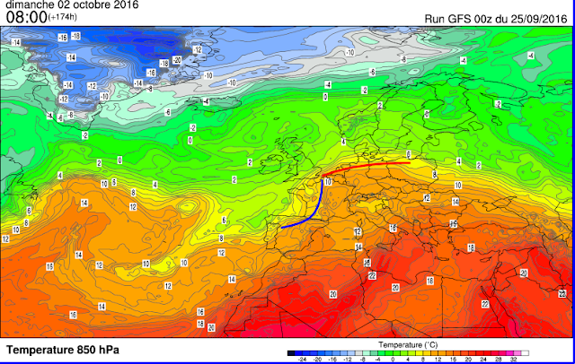 Probable front perturbé pour le week-end Probable front perturbé pour le week-end