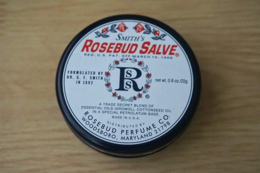Rosebud Salve in a tin