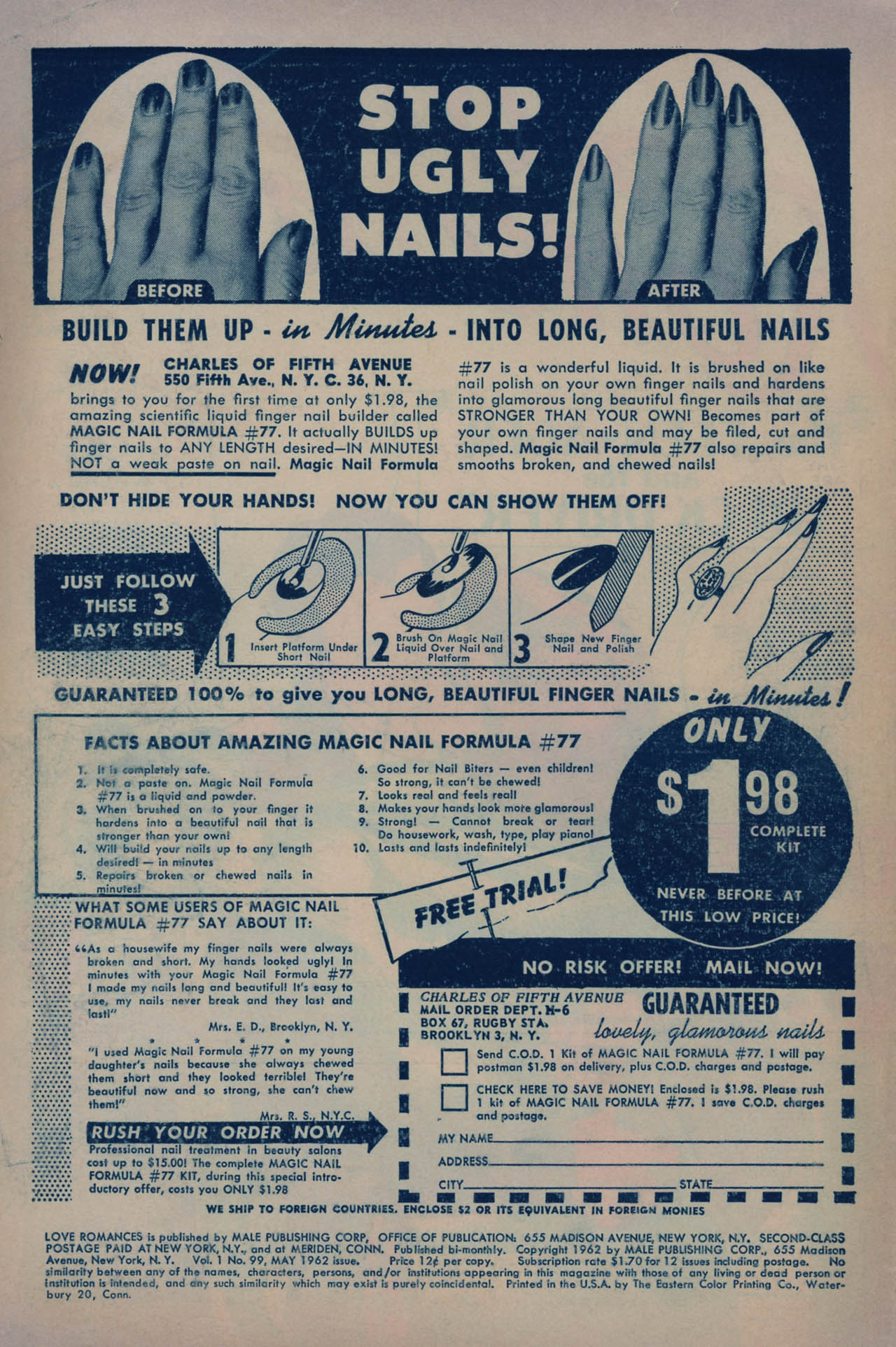 Read online Love Romances comic -  Issue #99 - 2