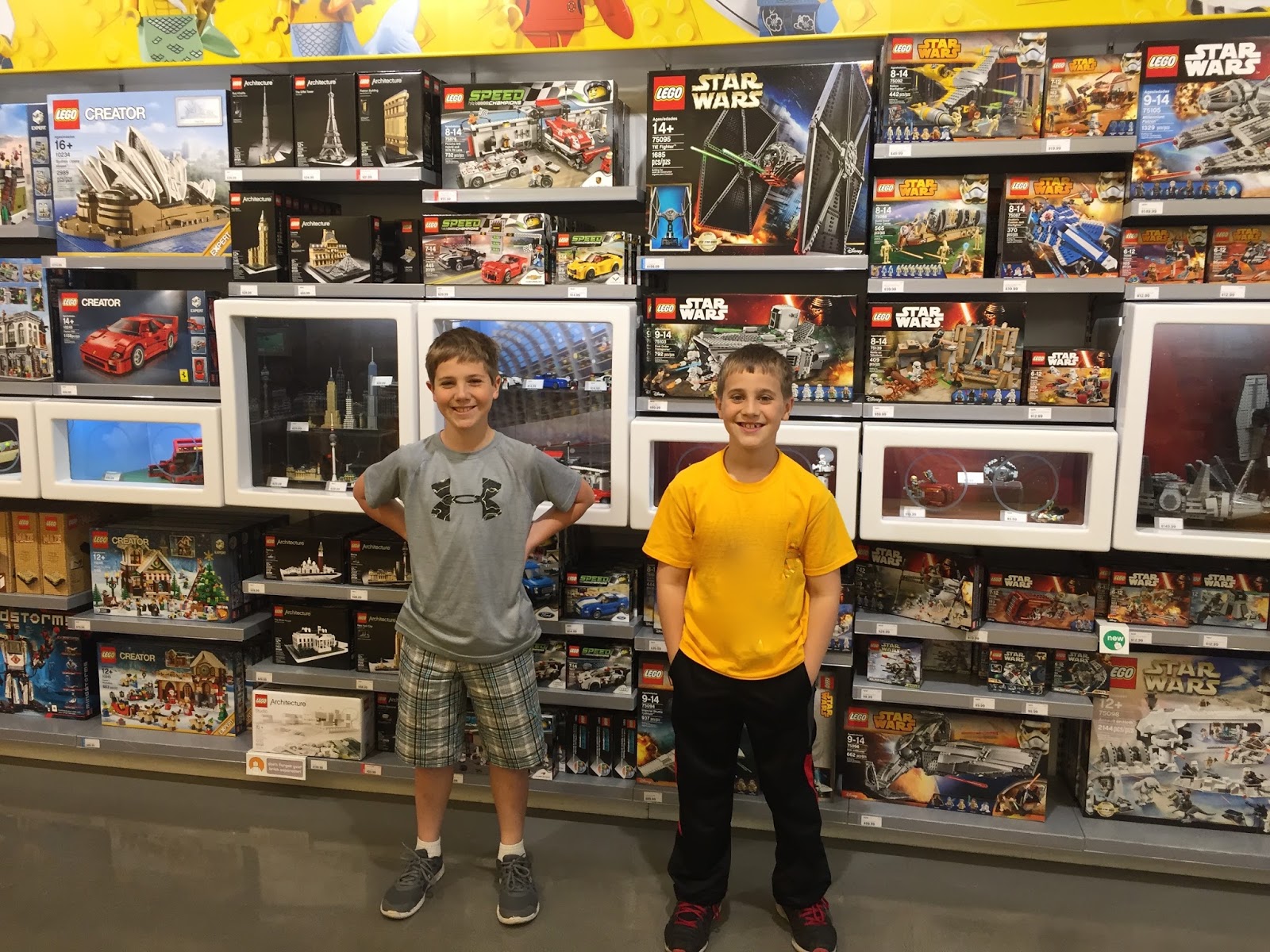 Runs for Cookies: A visit to the Lego store
