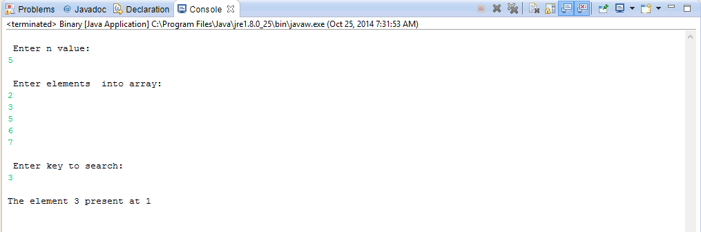 Binary Search Algorithm in Java - PProgramming image.