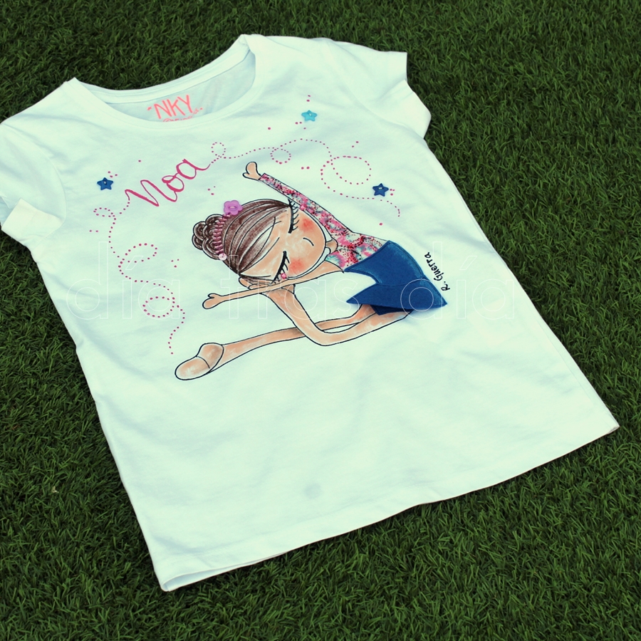 Camiseta personalizada gimnasia