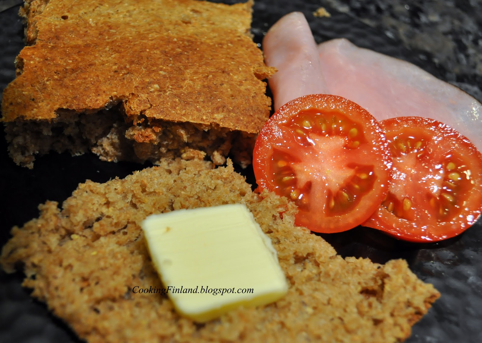 Cooking Finland Rye bread Ruispalat