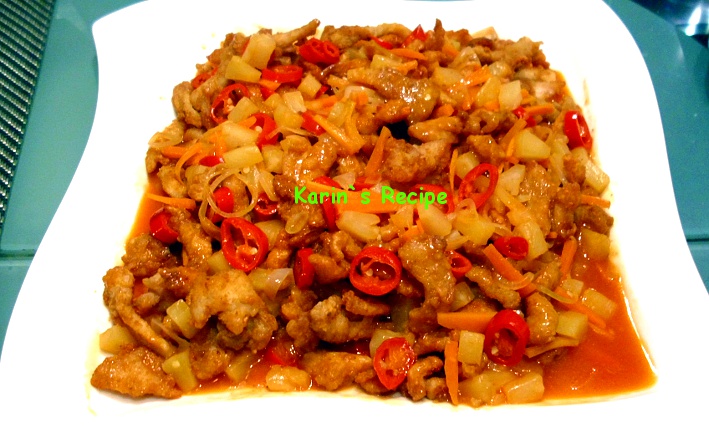 Karin's Recipe: Ayam Kuluyuk/Koloke (Sweet & Sour Chicken)