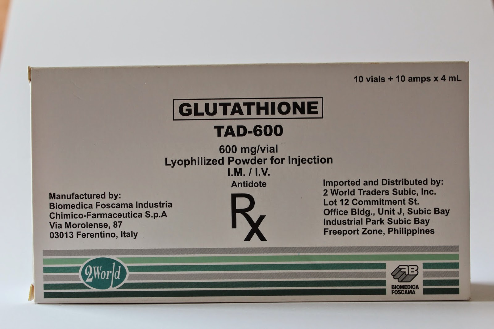 Глутатион италия