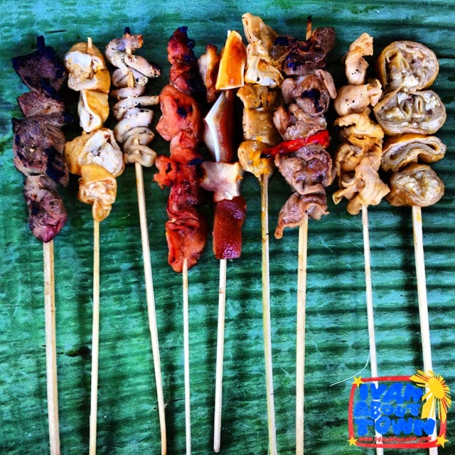 Isaw at Mang Larry's in UP Diliman