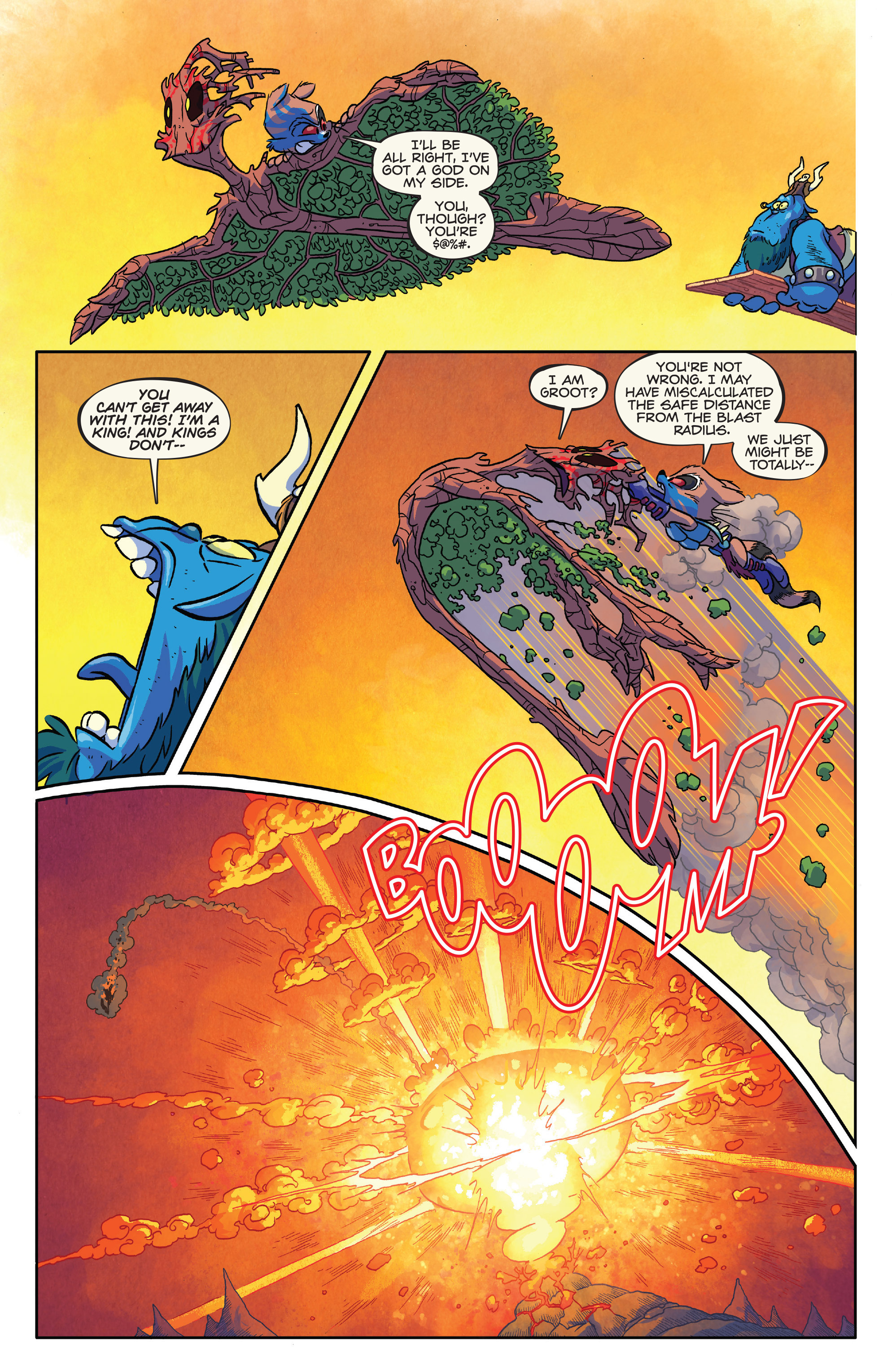 Read online Rocket Raccoon & Groot comic -  Issue #5 - 19