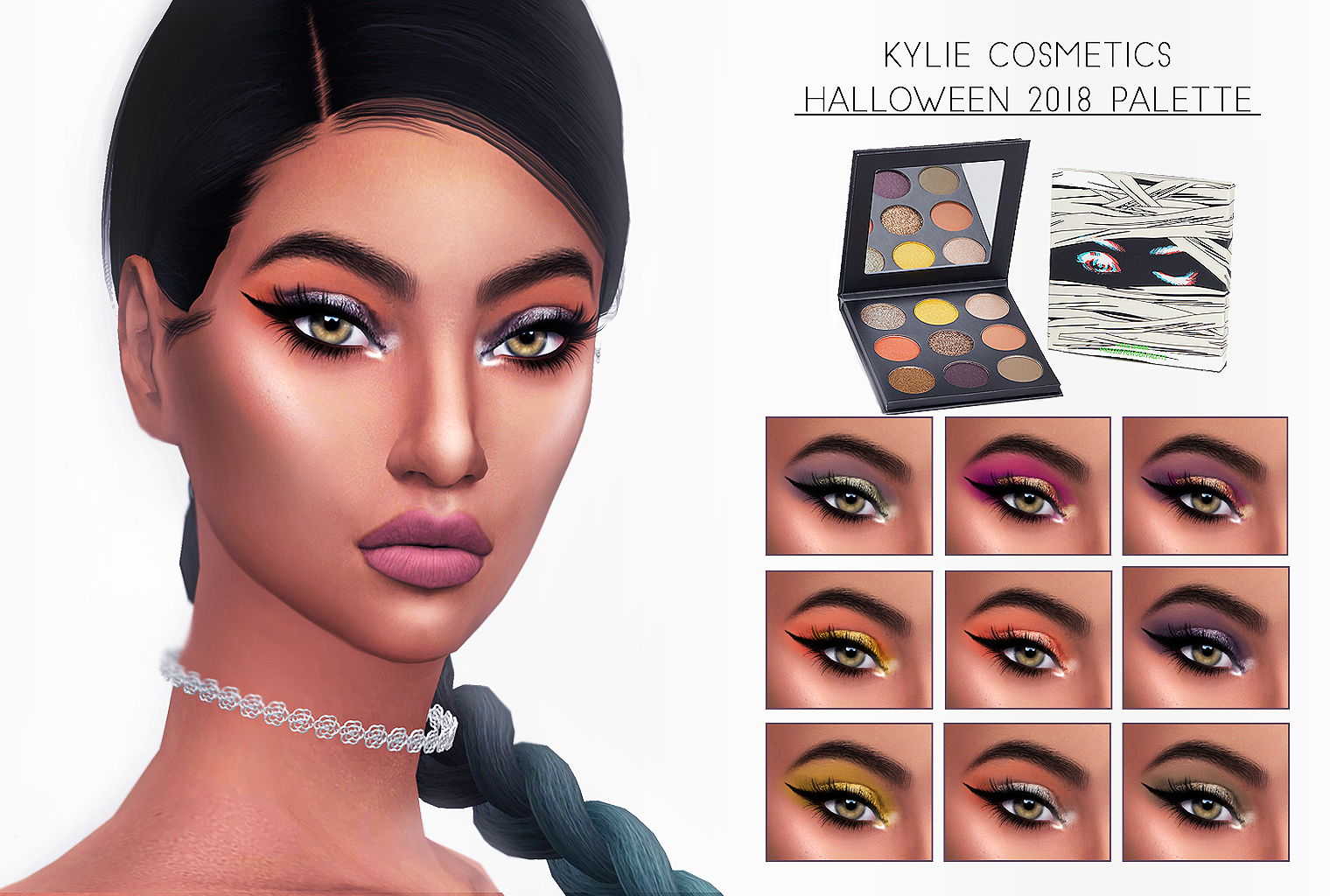 Female Eyeshadow Makeup The Sims 4 P1 Sims4 Clove Share Asia Tổng
