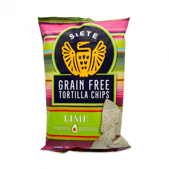 Siete Grain Free Tortilla Chips on Packaging of the World Creative