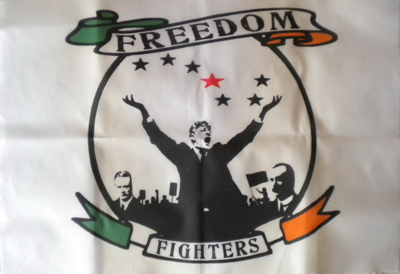 Banderola Freedom Fighters (Mellows, Larkin y Connolly) - 6,80€