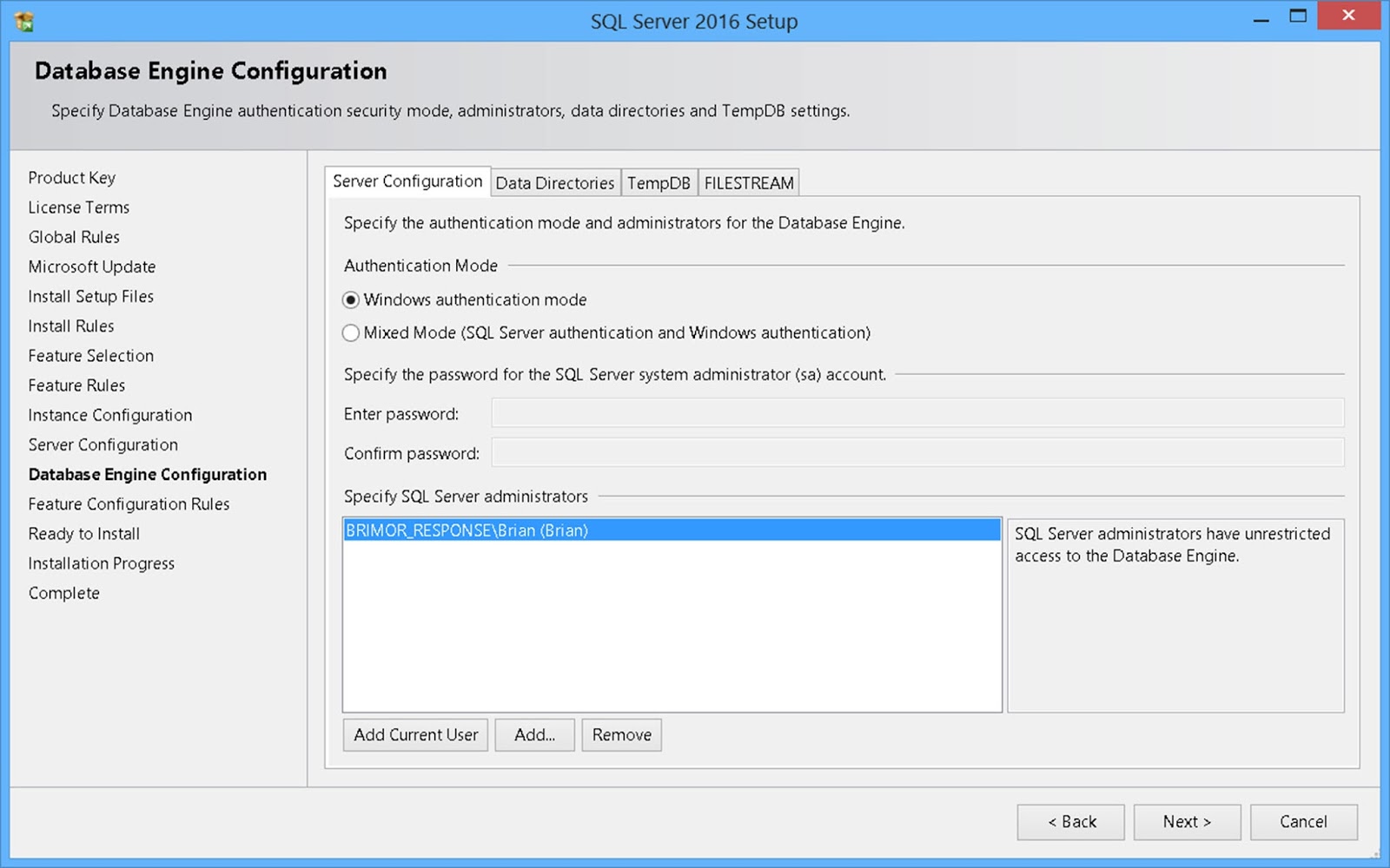 BriMor Labs: How to load a SQL .bak file for analysis, without SQL ...