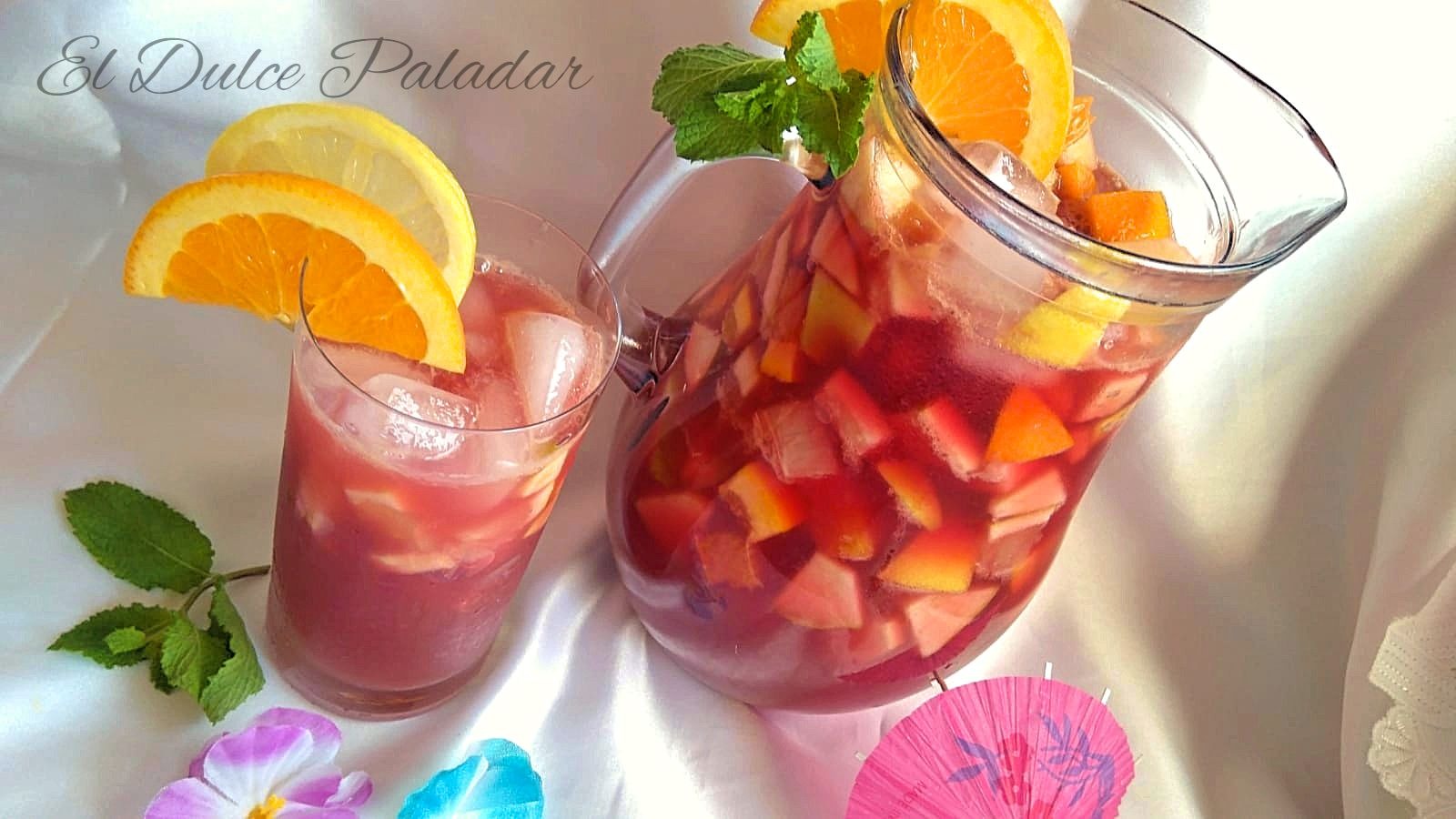 Sangría sin alcohol El dulce paladar