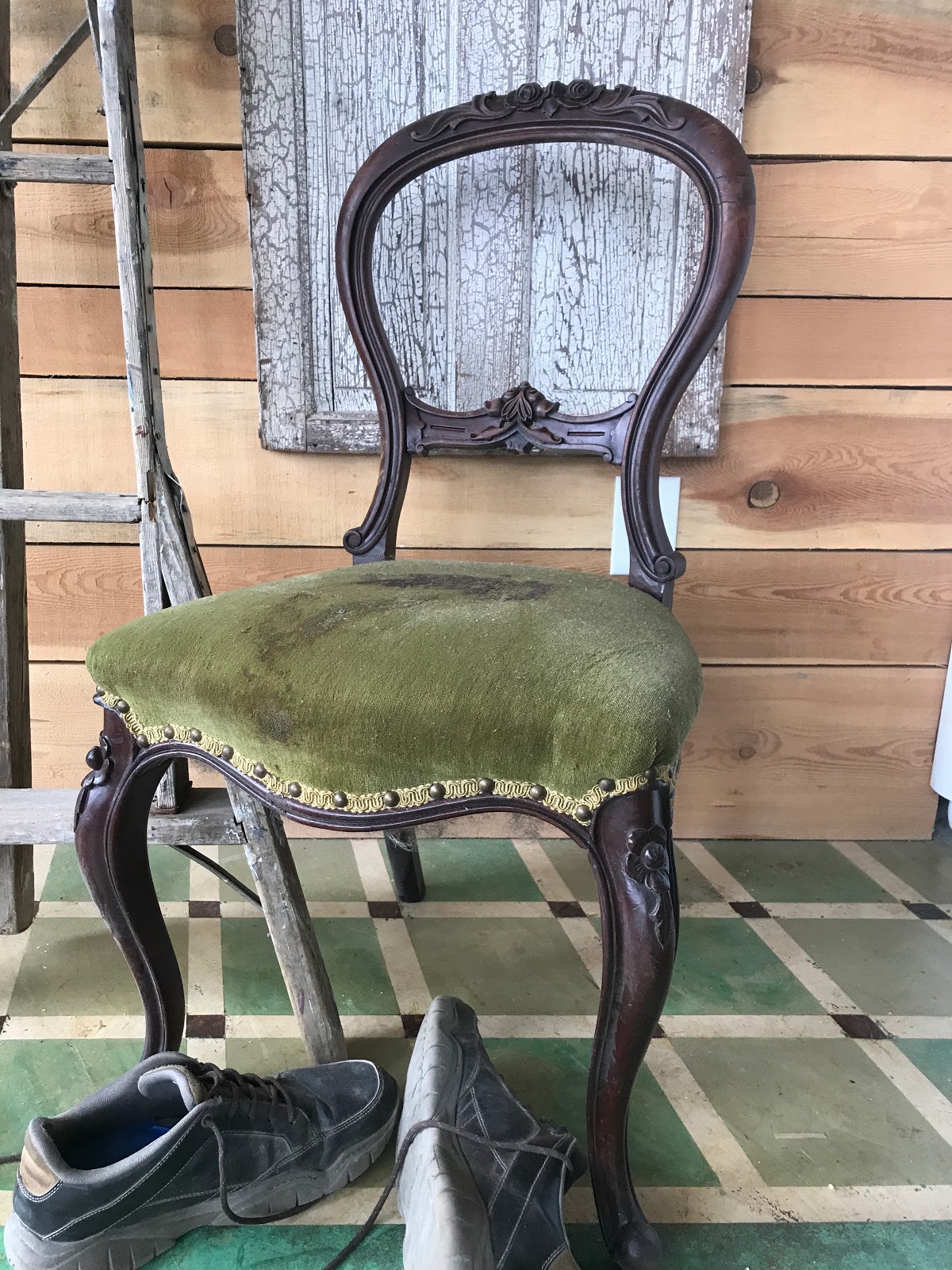 SK On Elderberry SK's Painted Upholstery and Fabric