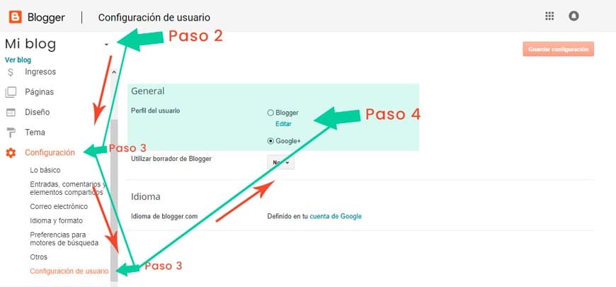 Cambiar perfil de Google+ a perfil de Blogger en sencillos pasos Cambiar perfil de Google+ a perfil de Blogger en sencillos pasos
