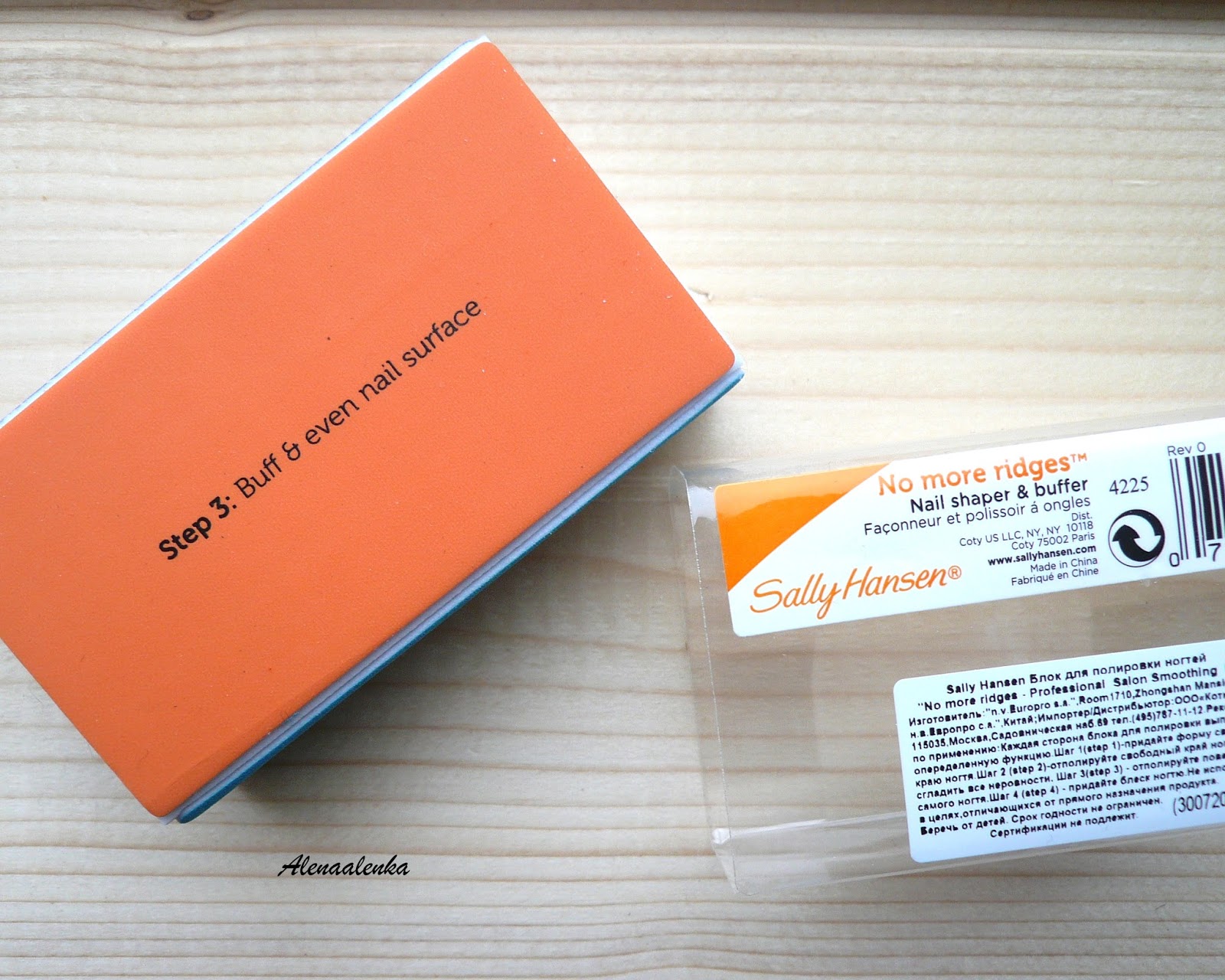 Sally Hansen No more ridges Nail Shaper & buffer \ Блок для полировки