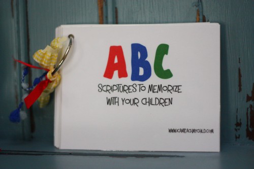 Free Printable Abc Scripture Cards