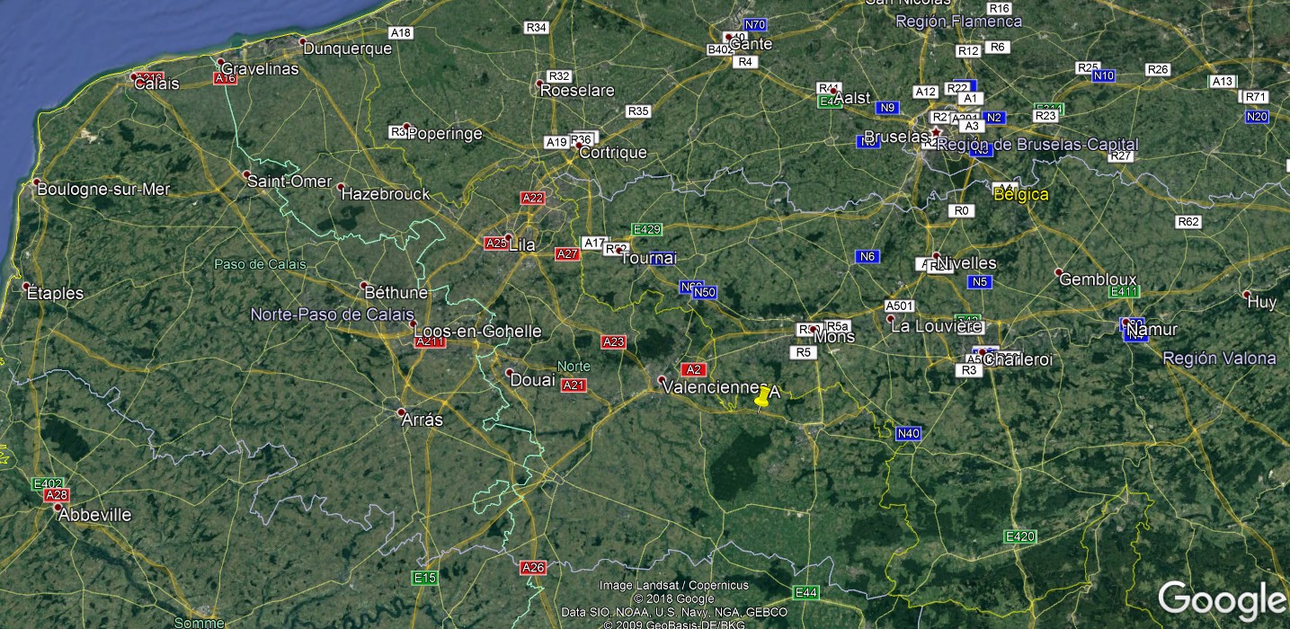 ArqueoLugares BAGACUM NERVIORUM. Bavay galoromana. Nord. Francia