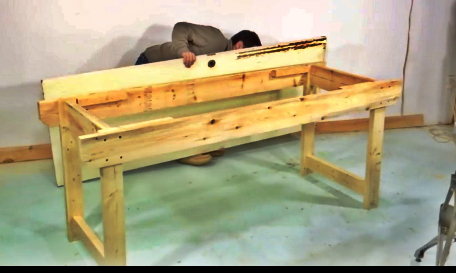 606 thinks Table legs support designs, 2x4 legs, 2x6, 2x8