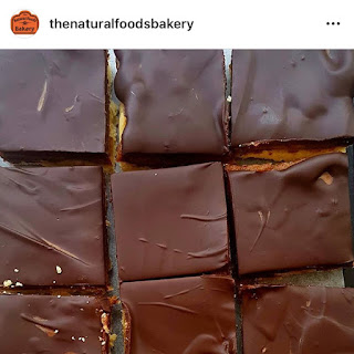 Vegan in Cork - Where to find vegan sweet treats The Natural Foods Bakery The Natural Foods Bakery vegan salted caramel squares