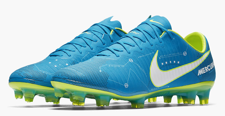 blue neymar boots