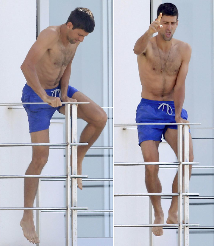 Novak Djokovic Provocative bulge 