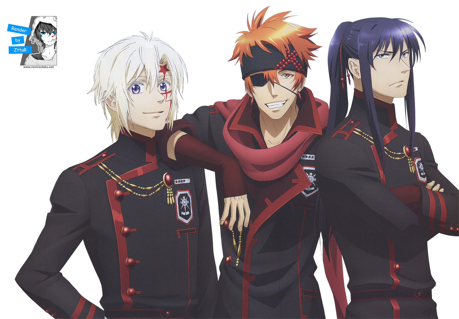 Render Walker Allen, Lavi and Kanda Yuu