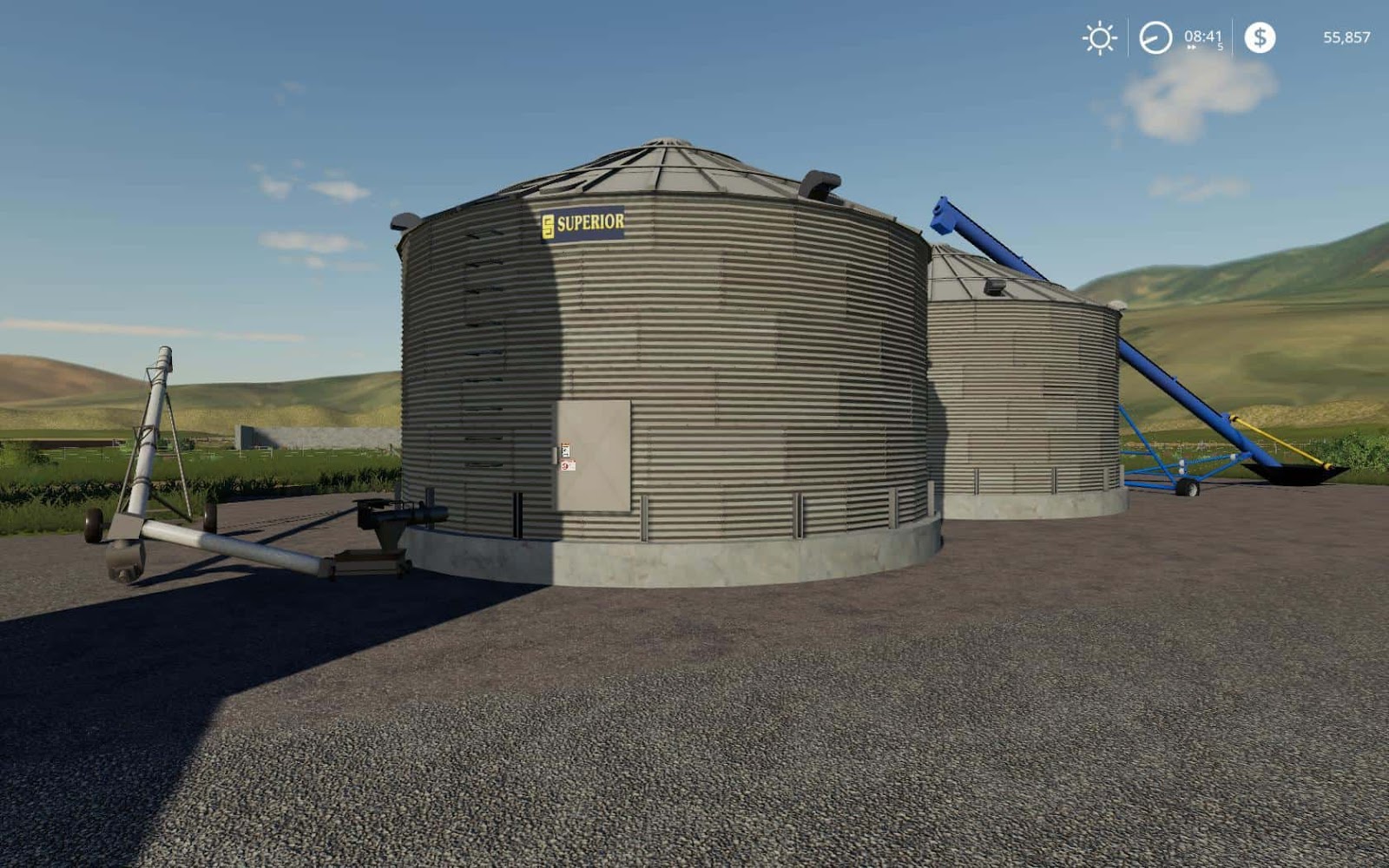 FS19 PLACEABLE GRAIN SILO SYSTEM V1.1 FS 19 & 22 USA Mods Collection