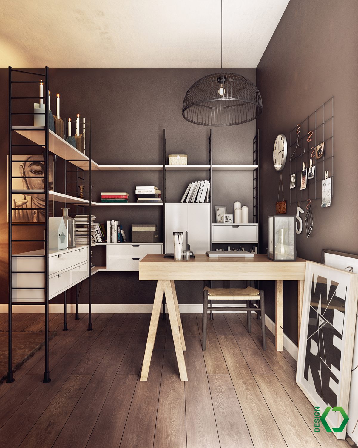 A Charming Industrial Apartment Inspired By Nordic Design