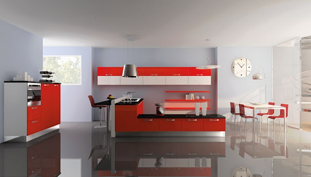 cocina roja