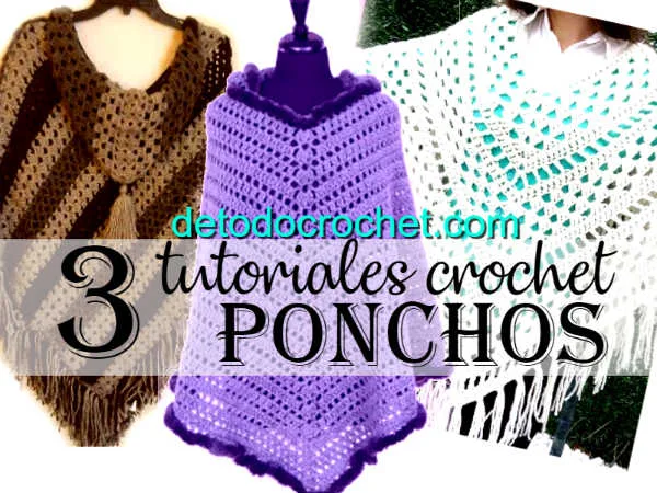 como-tejer-poncho-crochet