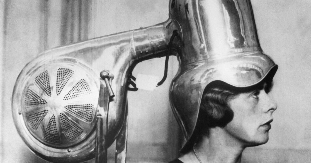 VINTAGE PHOTOGRAPHY Early hair dryers 19281948