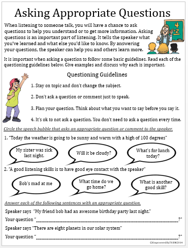 Empowered By THEM: Social Skills Packet