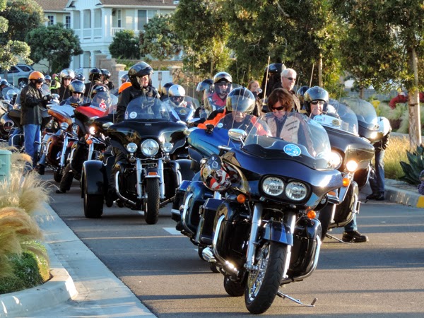 Over 175 riders line-up for the 20th Anniversary “Kyle Petty Charity Ride Across America.”  