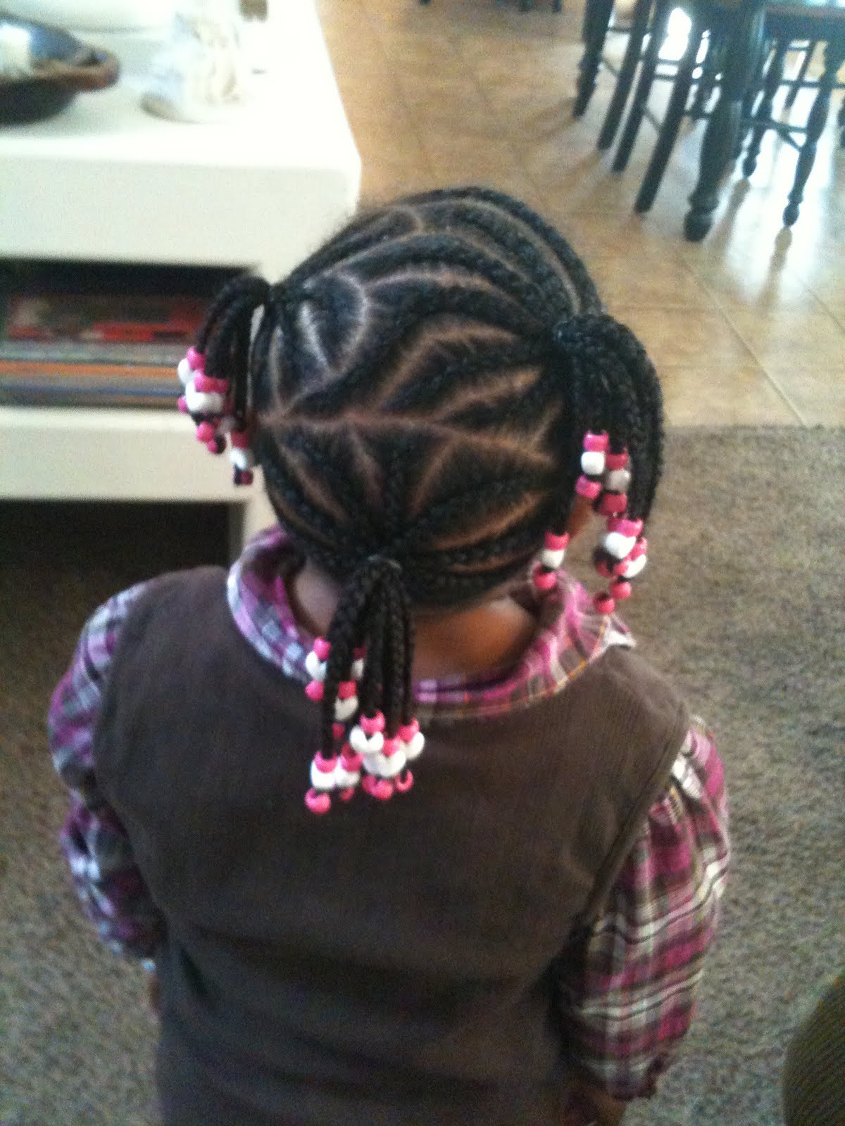 Cornrows Braids Extensions 3 Pigtails