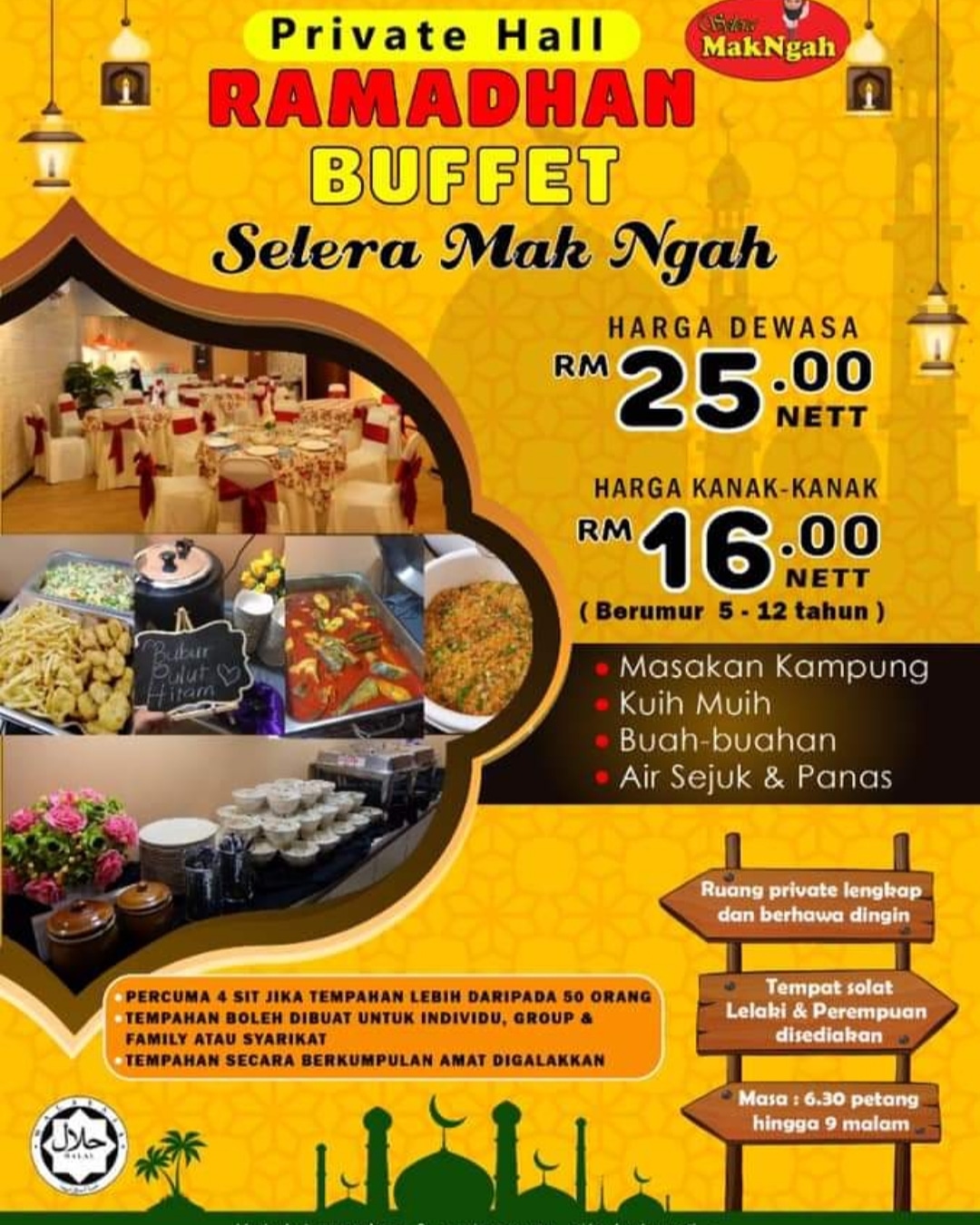 BUFFET RAMADHAN RESTORAN SELERA MAKNGAH