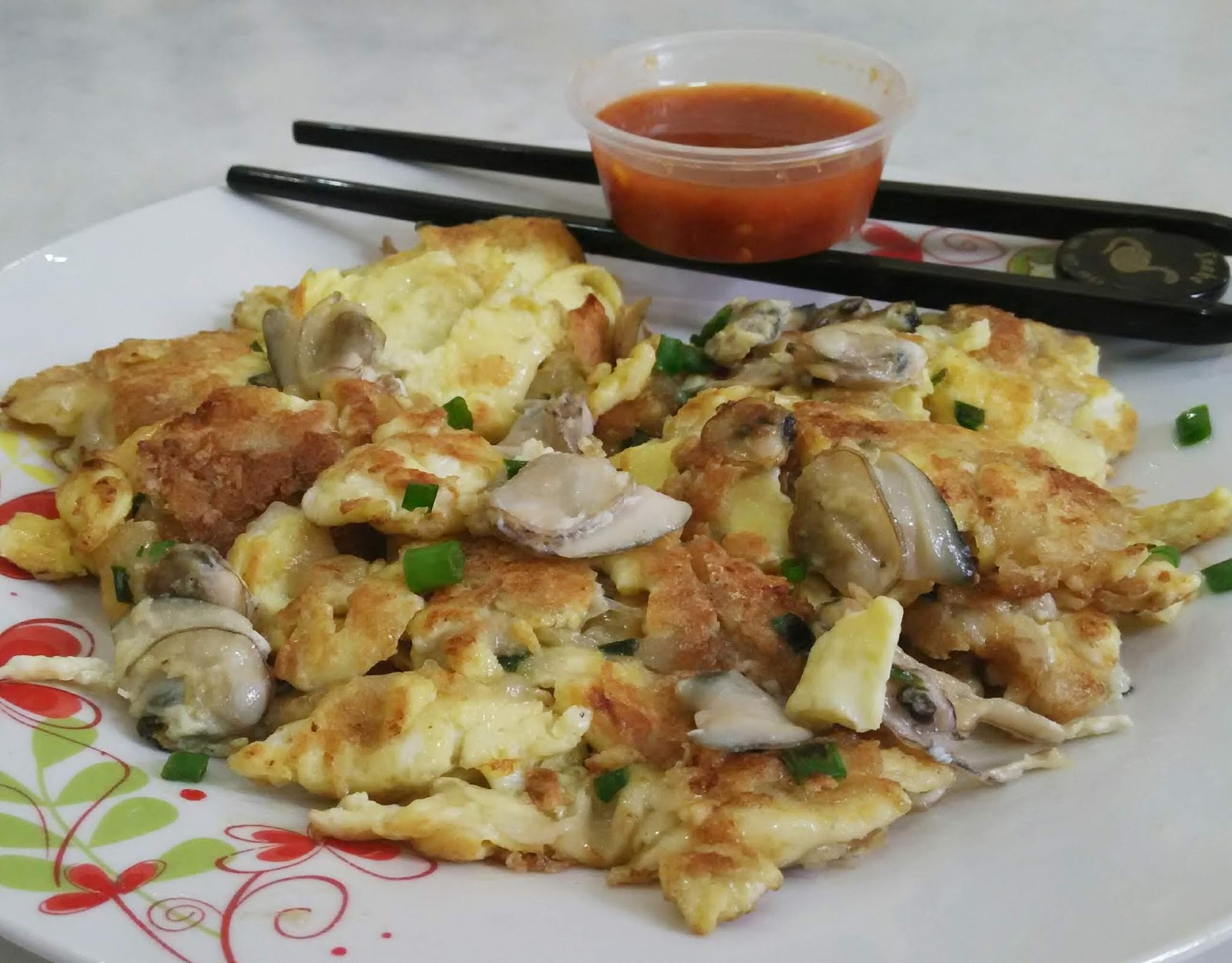 FRIED NECK CLAM OMELETTE